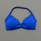 Sports Strappy Bra Yoga Underwear Women Gym Top Running Exercise Backless Bra High Support Active Wear Fitness Workout Halter