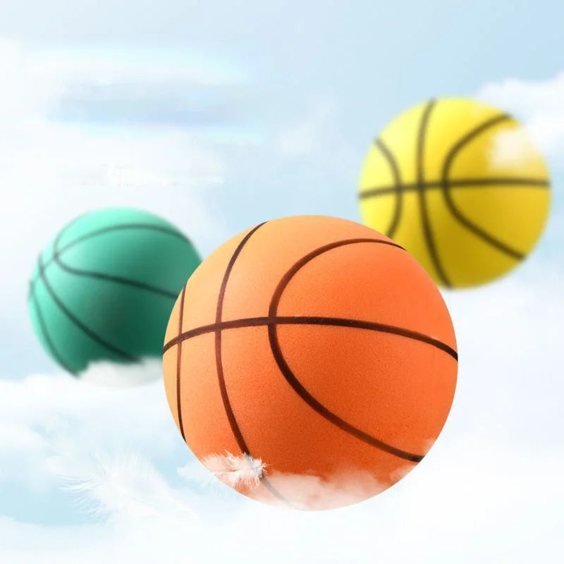 New Bouncing Mute Ball Size 3/5/7 Indoor Silent Basketball No Noise Soft High Density Foam Sports Ball Squeezable Slient Ball