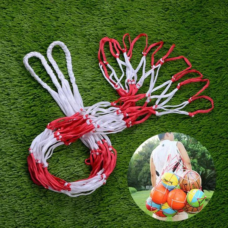 1/2pcs Portable Carry Net Bag Balls Volleyball Outdoor Durable Standard Nylon Thread Soccer Basketball Hoop Mesh Net