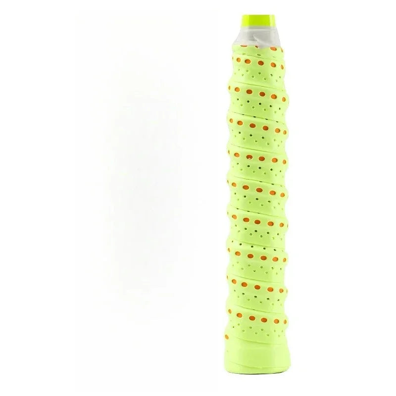 Shock Absorption Anti‑Slip Sport Overgrip Tape Sweatproof Grip Tape for Tennis, Badminton & Sports Equipment with Sweatband