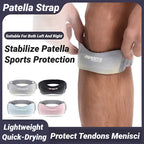 Adjustable Patella Stabilizer Brace For Knee Pain Relief Tendonitis & Arthritis Support Running Sports Gym Workouts Strap Jumper