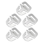 5/10Pcs Anchor Awning Fastener Stainless Steel Tight Rope Buckle Awning Canopy Fastener Camping Accessories