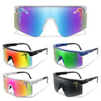 Men's Fashion Large Frame Cycling Sunglasses Fashionable Goggles with Random Dot Decoration for Outdoor Sports Hiking Fishing