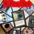 9 Pcs MTG Proxy Black Core Paper with Hologram Cards All Rare Expensive Magic Cards