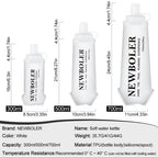 NEWBOLER TPU Outdoor Sport Folding Soft Flask Drink Portable Water Bottle for Running Camping Hiking Bicycle Fitness Water Bag