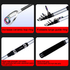 BIUTIFU Telescopic Surf Spinning Fishing Rods 5.3m 5.0m 4.5m 4.2m 3.9m 30T Carbon Power 60-150g Throw Surfcasting Shore Casting Pole