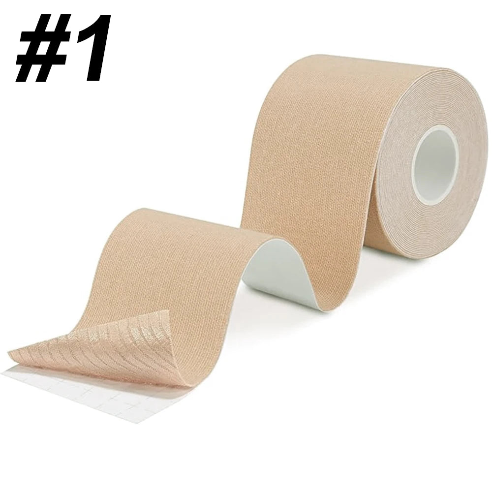 1 Roll Kinesiology Tapes,Waterproof Athletic Tape,Uncut Kinetic Tape,Elastic Muscle Tape,Sports Tapes for Exercise & Daily Use