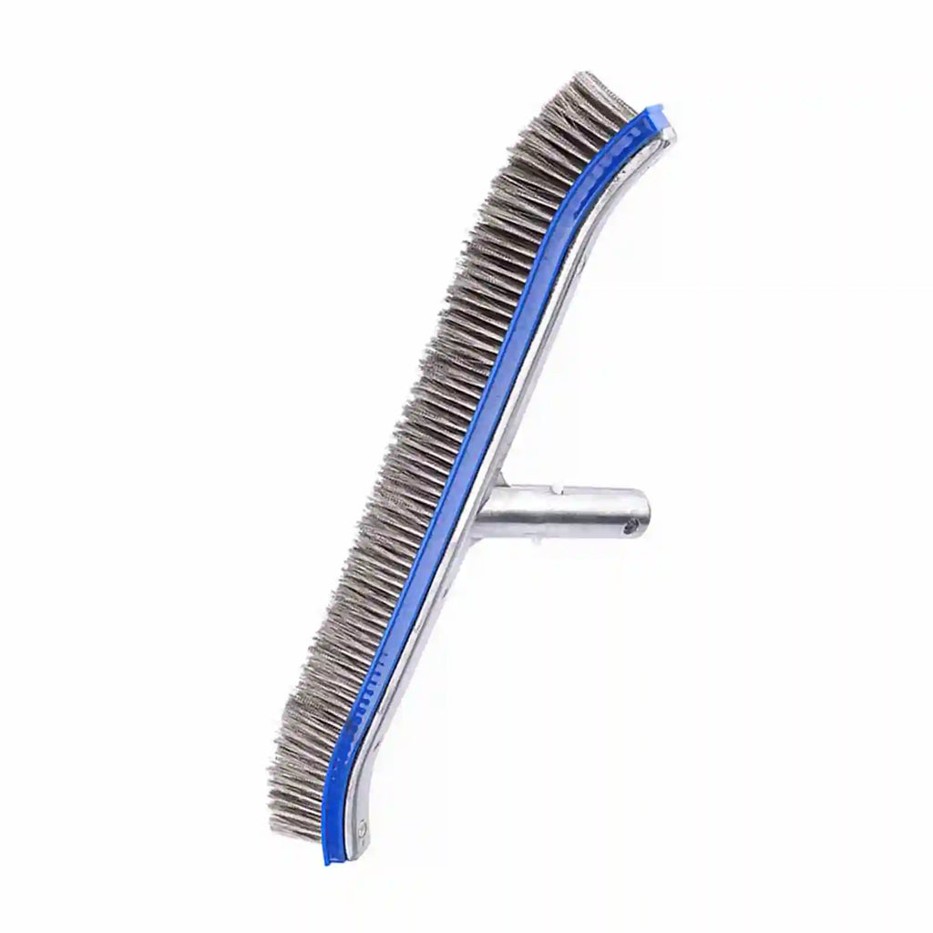 18inch Swimming Pool Steel Brush Bottom Walls Cleaning Supplies for Pond Spa Hot Spring
