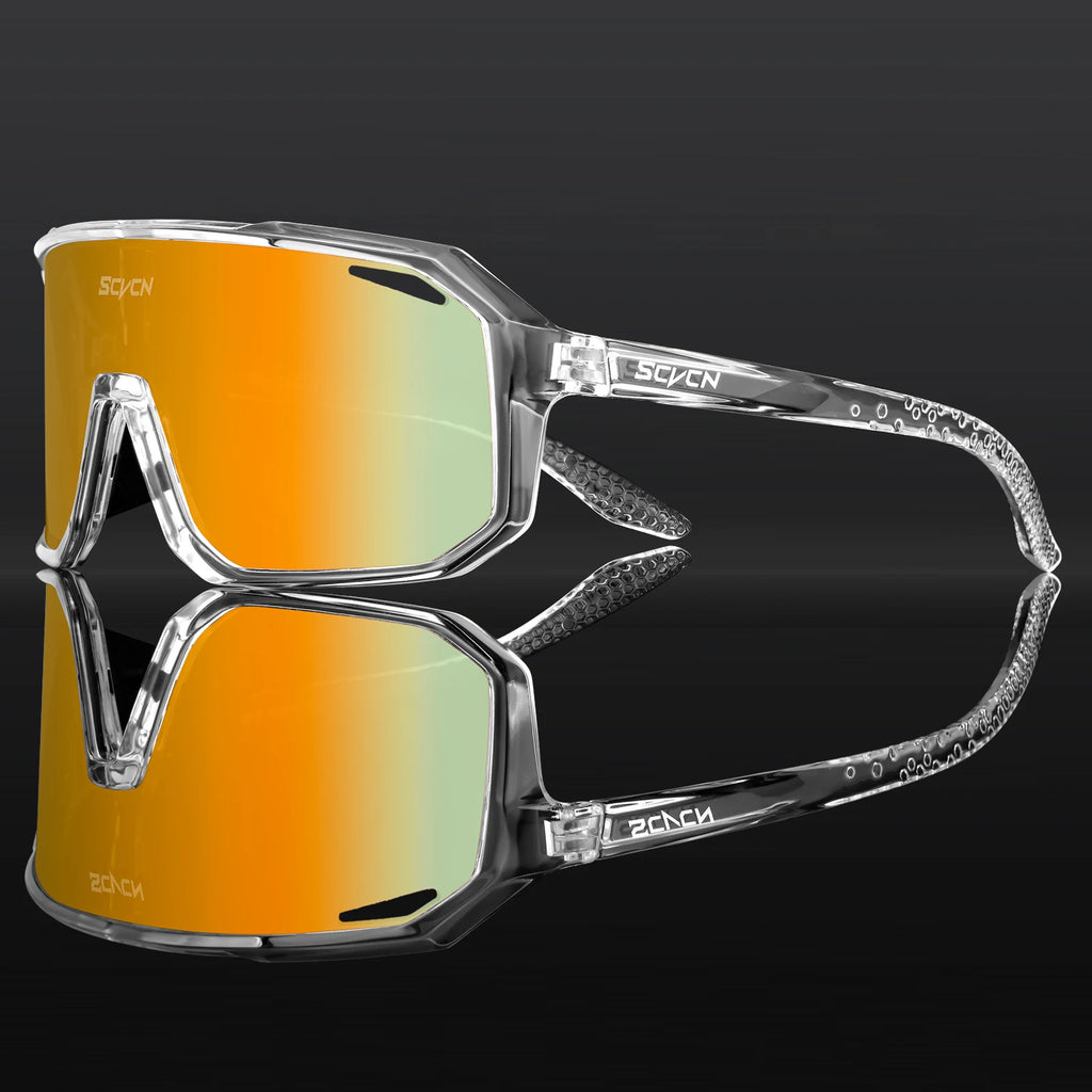 SCVCN Men bicycle Cycling Sunglasses Woman MTB road bike Driving Goggles Outdoor Sports running Glasses UV400 Hiking Eyewear