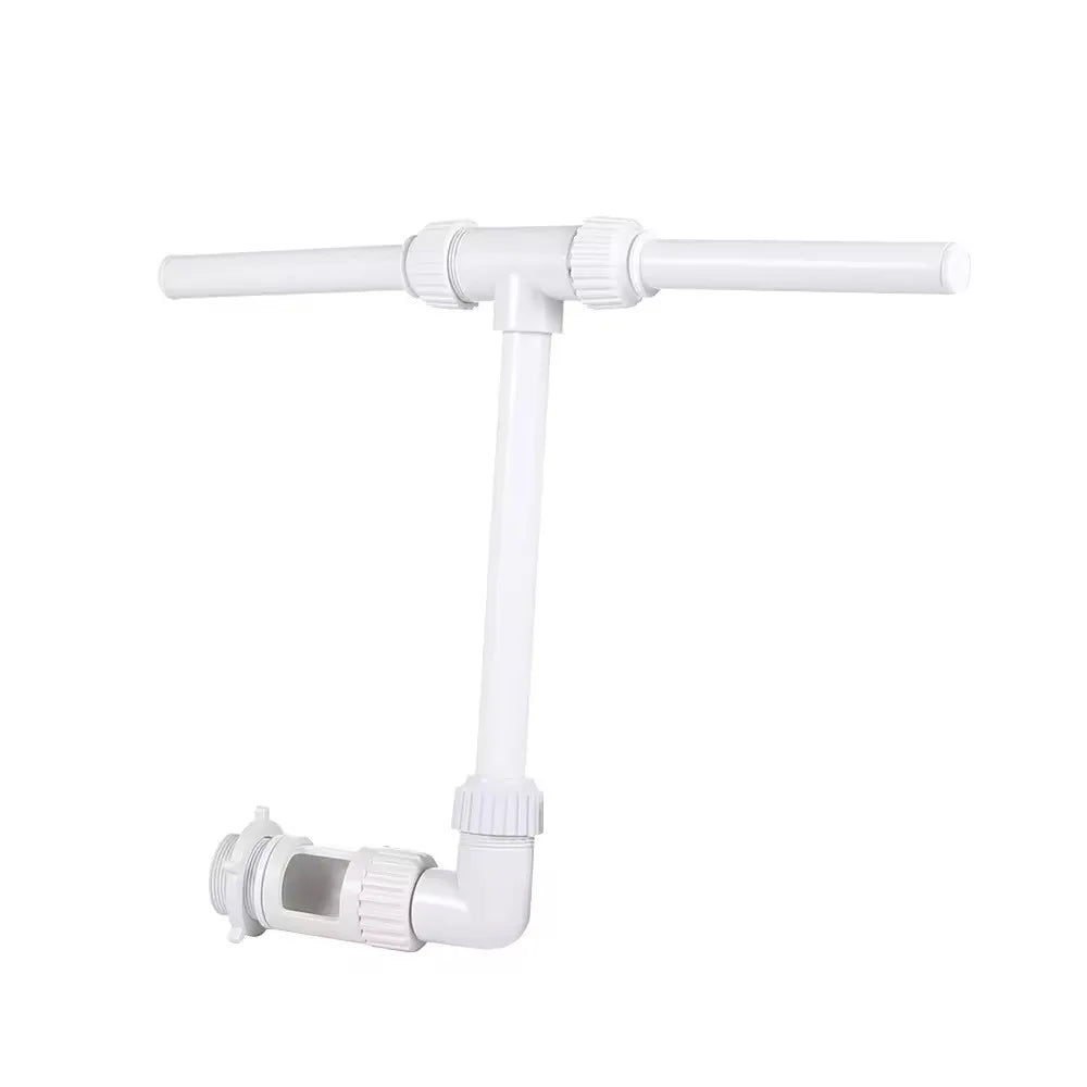 Adjustable Dual Spray Waterfall Fountain Swimming Pool Sprinkler Creative Sprayer with Fountain Bracket