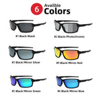 Sports Sunglasses for Men Photochromic Bicycle Mirror Red Polarized Cycling Sun Glasses Women Fishing 2026 UV400 Bike Goggles