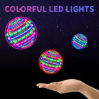 LED Flying UFO Ball, Automatic Spinning Floating Magic Ball, Interactive Sports Toy Gift for Kids