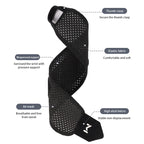 1/2PCS Breathable Mesh Wrist Support Wrap, Compression Wrist Sleeve for Sprain Joint Pain Relief, Sports Injury Protection Brace