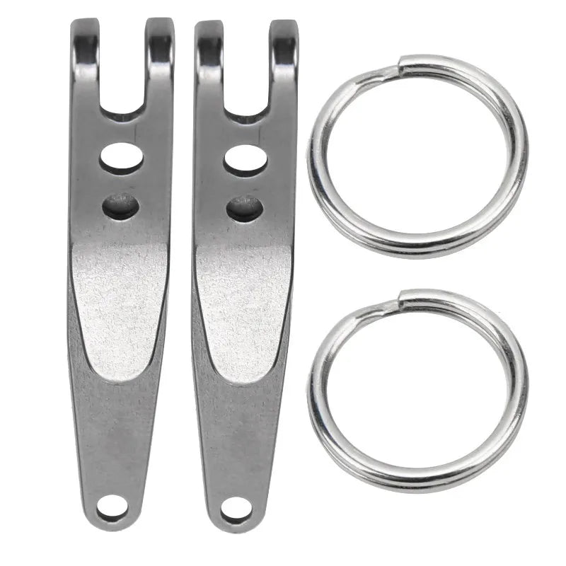 Outdoor Belt Clip Suspension Pocket Clip Key Holder with Keychain Mini Suspension Clip Keychain Pocket Clip