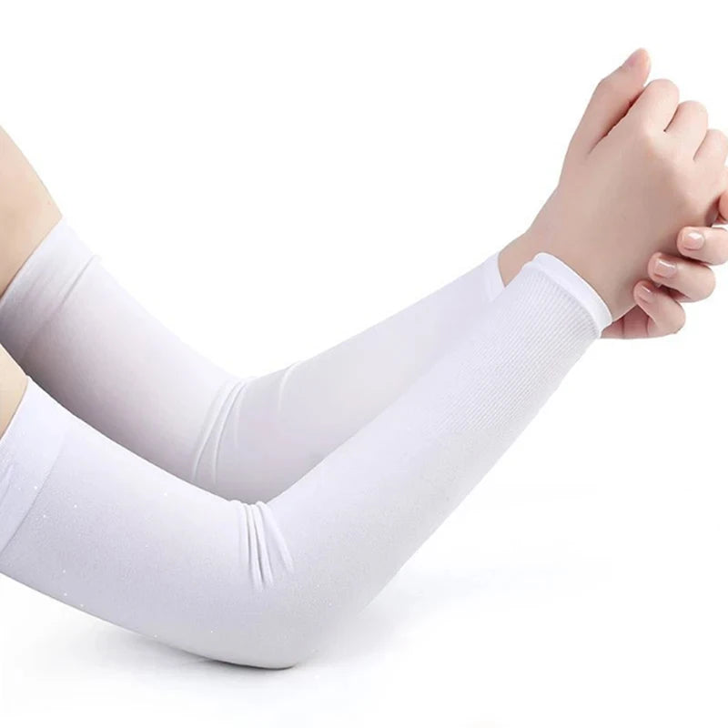 Unisex Arm Guards Sleeve Warmers UV Sun Protection Sports Support Sleeves Hand Cover for Running Fishing Cycling