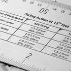 Miwayer Precision String Action Ruler – Professional Luthier Measuring Tool for Guitar, Ukulele, Bass, Banjo & Mandolin