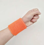 L XL Wristband Sport Sweatband Hand Band Sweat Wrist Support Brace Wrap Guards for Gym Volleyball Basketball Tennis Wrist Band