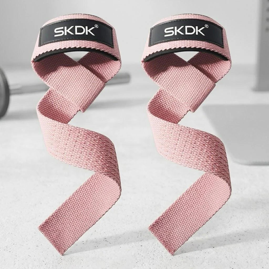 Heavy Duty Cotton Wrist Lifting Straps for Weightlifting Gym Fitness Neoprene Padded Anti Slip Pull Grips Wrist Wraps Support for Powerlifting Bodybuilding Strength Training Workouts for Men and Women 255 Characters