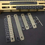 2pcs/set Tactical Nylon Rail Hand Protection M-lok Rail Cover Panel for M-lok System 120MM 80MM MLOK Rail Hand Protection