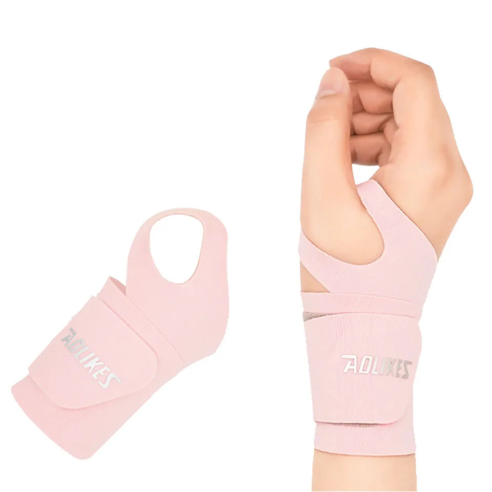 AOLIKES Ultra Thin and Soft Wrist Brace Wrist Wraps for Men and Women, Adjustable Wrist Support for Basketball Tennis Badminton