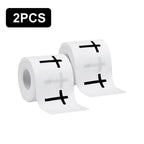 2pcs "+" Sports Wristbands | White Athletic Tape for Gym, Football and Baseball