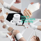 1PC  2.5cm * 9.14m Athletic Trainer Tape Sport Care Tape Sport Strapping Tape Easy To Tear For Sports First Aid Injury Wrap