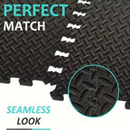 30x30cm 16 Pcs Interlocking Yoga Mat Home Gym and Yoga Equipment Protective Mat EVA Foam Non Slip Flooring Indoor Fitness