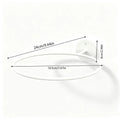 1Pc Metal Wall Mounted Ball Display Rack Round Wall Holder for Basketball Football Volleyball Heavy‑Duty Ball Storage Stand