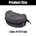 Tolex Ski Snowboard Goggles Storage Box Hard EVA Portable Protection Carrying Case Water Resistant Shockproof Ski Accessories