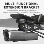 CYCLAMI Extended Out-Front Mount Bike Handlebar Bracket for Adapter Sports Action Camera Garmin XOSS G+ IGPSPORT RAVEMEN