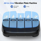 Vibration Plate Fat Burning Fitness Platform Whole Body 120 Levels Home Gym Equipment Weight Loss Muscle Relax Exercise Board