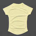 Sport Short Sleeve Top Women Running Sports T Shirt Summer Short Sleeve Round Neck Breathable Stretchy Gym Yoga Fitness Top