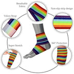 High-Elastic Breathable Ankle Brace for Men and Women Adjustable Compression Wrap for Plantar Fasciitis Tendinitis Sprain Swell