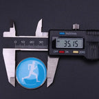 1pc Referee Side Toss Coin Double Face Sports Football Pattern Soccer Volleyball FlipCoin Souvenirs Soccer Referee Coin