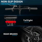 560W Adult Electric Bikes,24MPH,48V10.4AH Removable Battery,14inch Folding Electric Bike,Multi-Shock Absorption Electric Bicycle