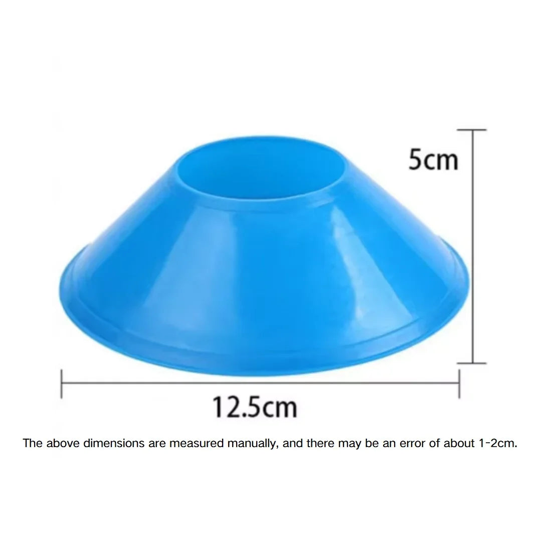 10/20 PCS Durable Soccer Training Cones with Pressure Resistant Marker Discs Football Sports Practice Outdoor Sports Equipment