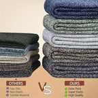 3 Pairs Winter Thick Towel Men's Socks Man's Outdoor Sports Long Socks Cold Resistant Frost Proof Snow Socks For Man Gift 39-44