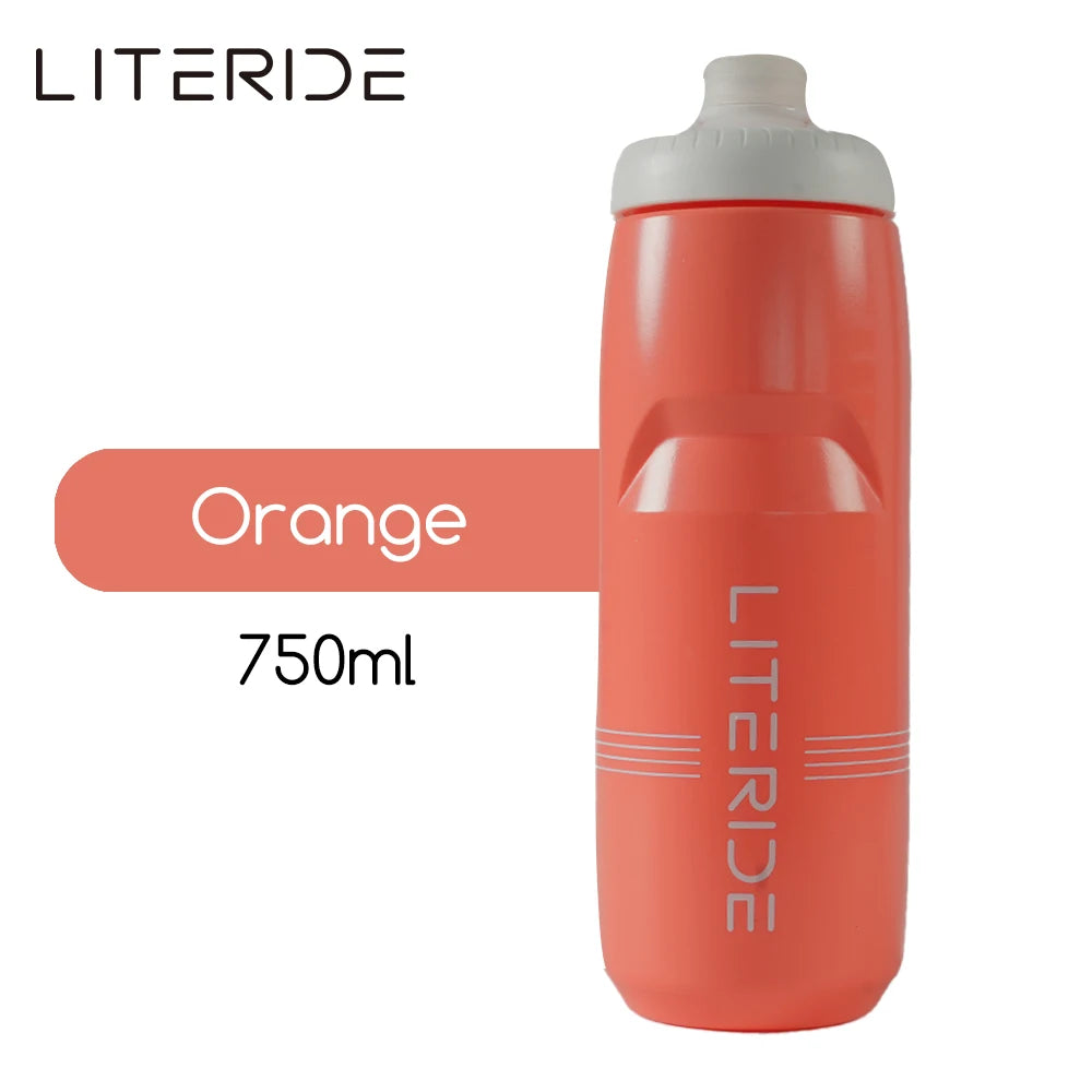 LITERIDE 610ml/710ml Bicycle Bottle MTB Road Bike Water Bottle Outdoor Sports Plastic Portable Large Capacity Drink Cycling