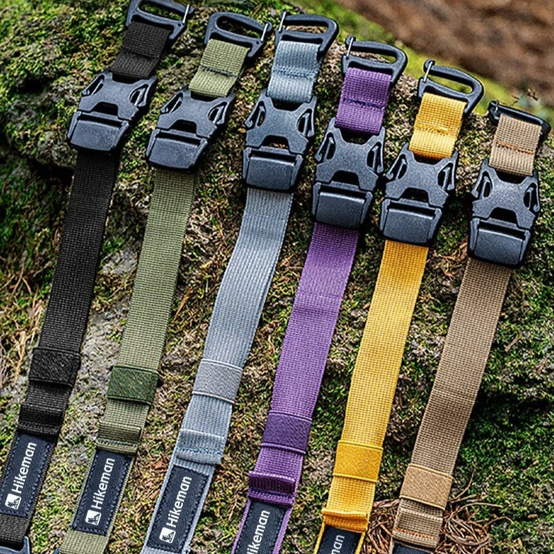 Outdoor Backpack External Attachment Strap for Hiking and Travel Multi-functional and Adjustable Socket Strap