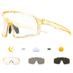 SCVCN Photochromic Cycling Glasses Cycling Sunglasses Bicycle Eyewear Sports MTB Outdoor UV400 Bike Goggles Sunglasses Eyepieces