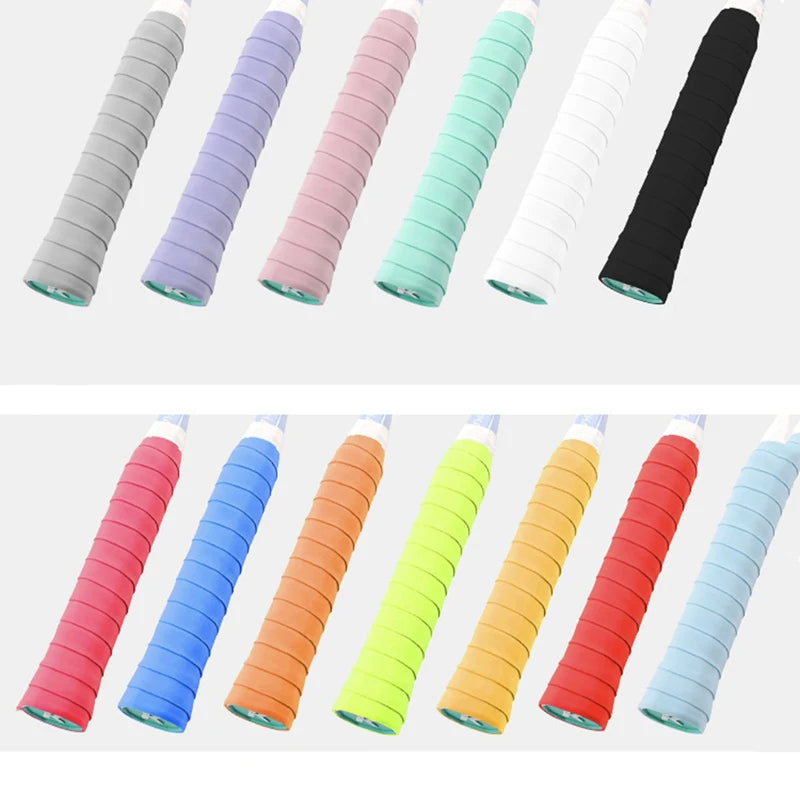 Anti Slip Flat Sweatband for Badminton/Tennis, with Sweat absorbing Grip Rubber to Help Score Points on the Court