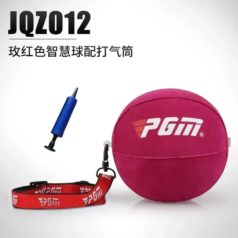 Inflatable Golf Smart Ball Golf Smart Ball Training Aid Inflatable Ball Adjustable Lanyard Posture Correction Swing Trainer Aids