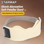 2Pcs Soft Pressurize Knee Patella Support Cushion Pressure Adjustable Strap Sport Wrap For Sports Silicone Patellar Tendon