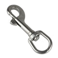 1PC 316 Stainless Steel Swivel Eye Bolt Spring Snap Hook 65/72/82/91/100/126mm Marine Diving D Ring Snap Hooks With Swivel
