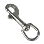 1PC 316 Stainless Steel Swivel Eye Bolt Spring Snap Hook 65/72/82/91/100/126mm Marine Diving D Ring Snap Hooks With Swivel