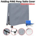 Ping Pong Table Storage Cover 210D Waterproof Dustproof Table Tennis Table Cover with Zipper Oxford Fabric for Indoor Outdoor