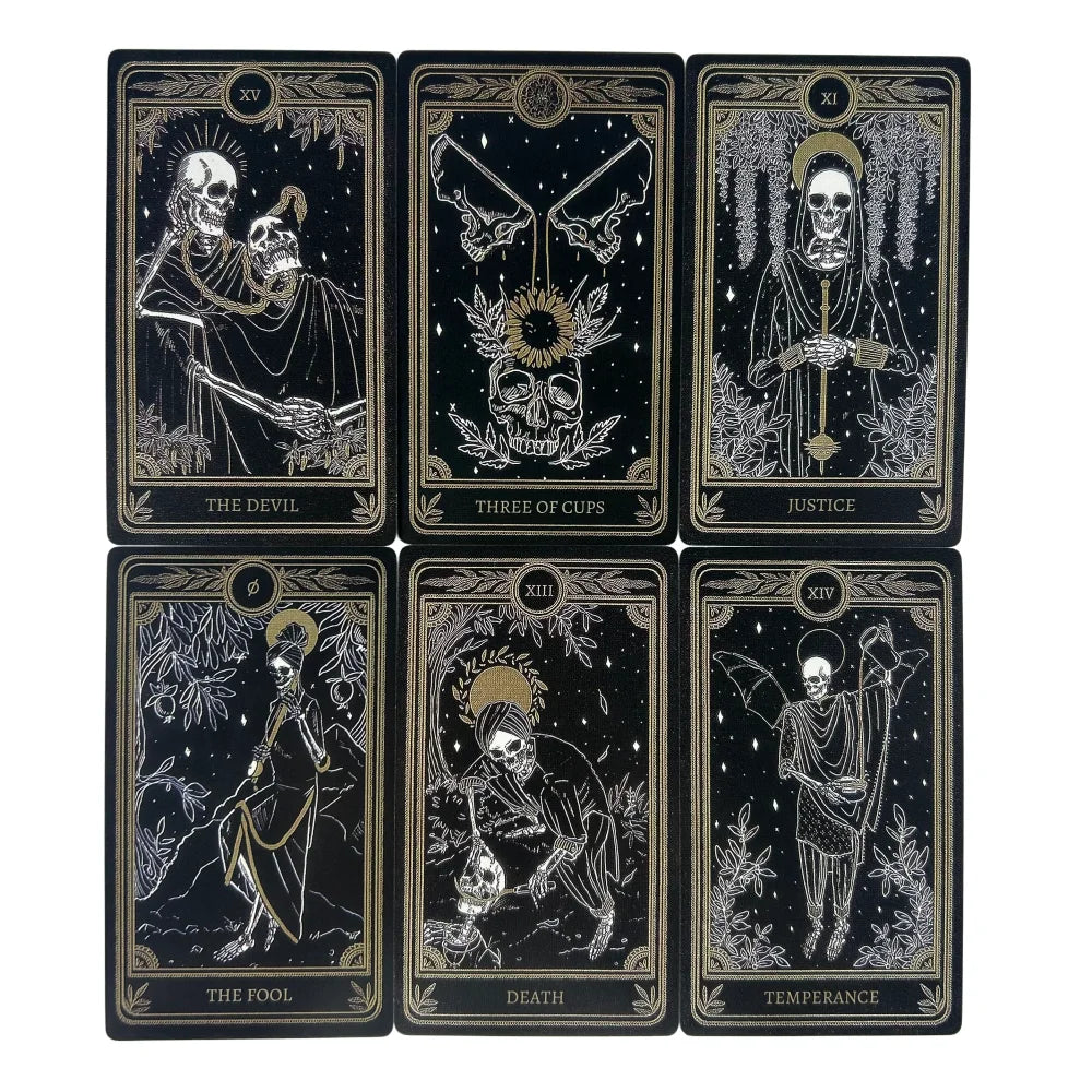 Big Size 12*7cm The Marigold Tarot Fortune Telling Divination Oracle Card Family Gathering Chess Game Leisure Table Game