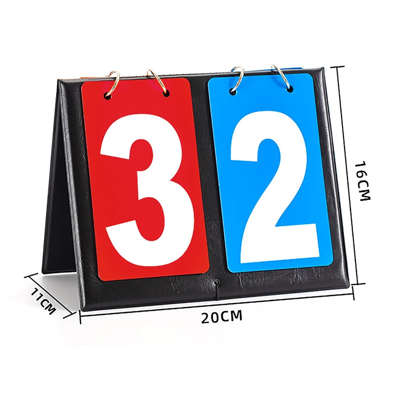 1PC Scoreboard Tabletop Scoreboard Score Keeper Portable Basketball Score Counter For Basketball Badminton Volleyball【AliS8】