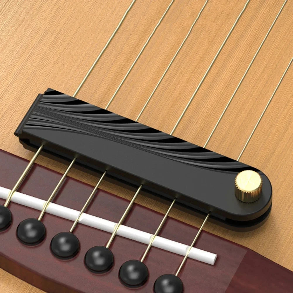 Miwayer Premium Neoprene Guitar Mute | 360° Fretboard Dampening | Silent Practice Pad w/Anti-Scratch Base Plate