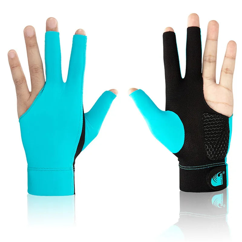 1PCS Breathable Billiard Pool Gloves Spandex Lycra Shooters Carom Snooker Cue 5 Colors Sports Gloves Fits on Left or Right Hand